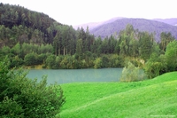 Braie lake, South Tyrol, Italy