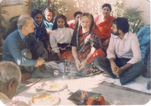 matrimonio sunil e nadia, India, 1984