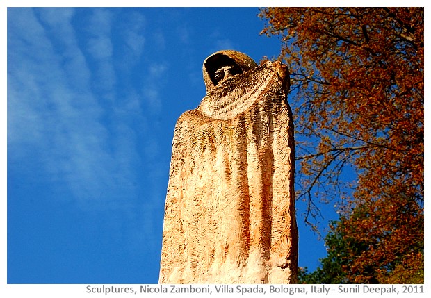 Villa Spada statues, Sculptures by Nicola Zamboni & Sara Bolzani - images by Sunil Deepak, 2014